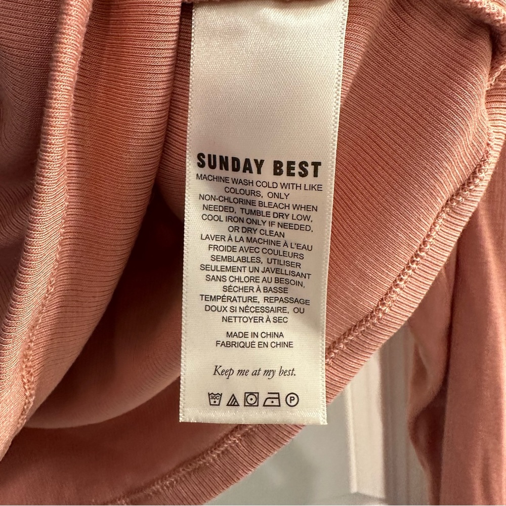 Aritzia Sunday Best Lula Long Sleeve Top Size XL - Picture 8 of 8